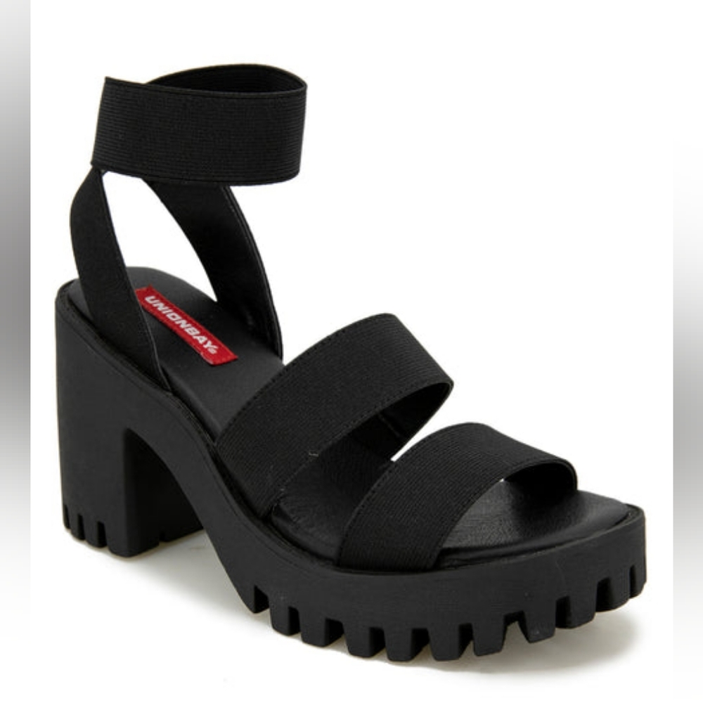 NWT UNIONBAY Lucca Platform Strap Sandal sz 8